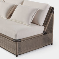 Formentera 3 Seat Armless Sofa