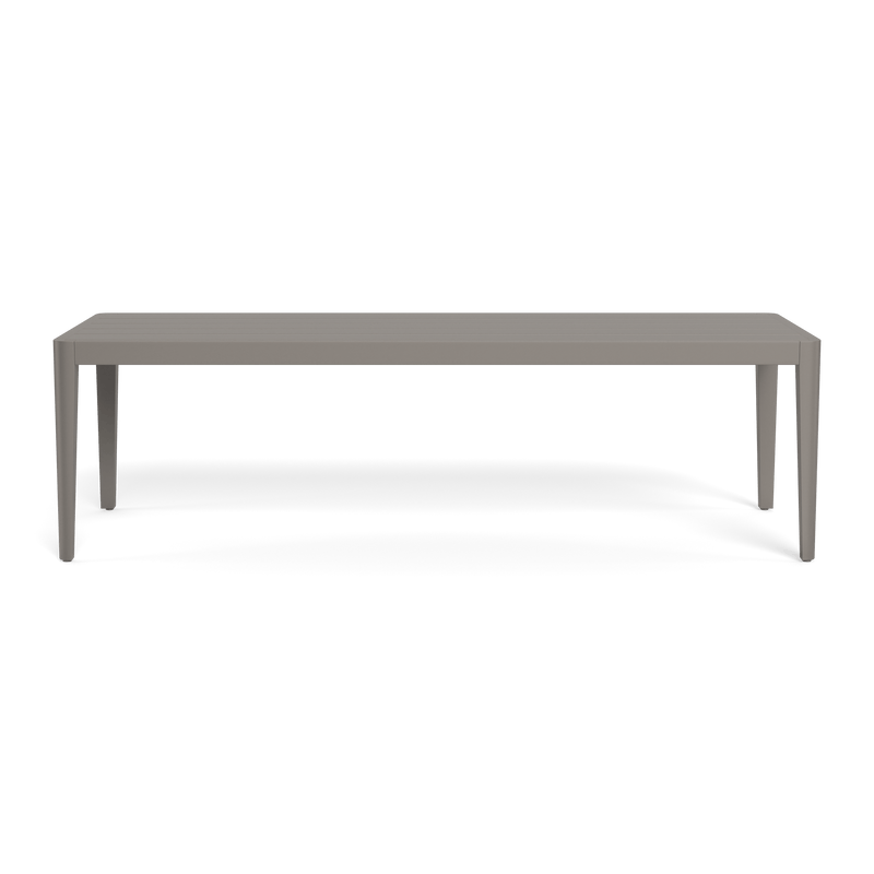 Hamilton Dinng Table 102" | Aluminum Taupe, ,