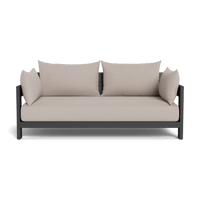 Hampton 2 Seat Sofa | Aluminum Asteroid, Panama Marble, Batyline Silver