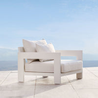 Hampton Lounge Chair | Aluminum Asteroid, Panama Grafito, Batyline Silver