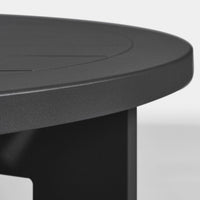 Hampton Round Coffee Table | Aluminum Asteroid, ,