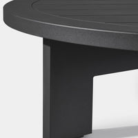 Hampton Round Coffee Table | Aluminum Asteroid, ,