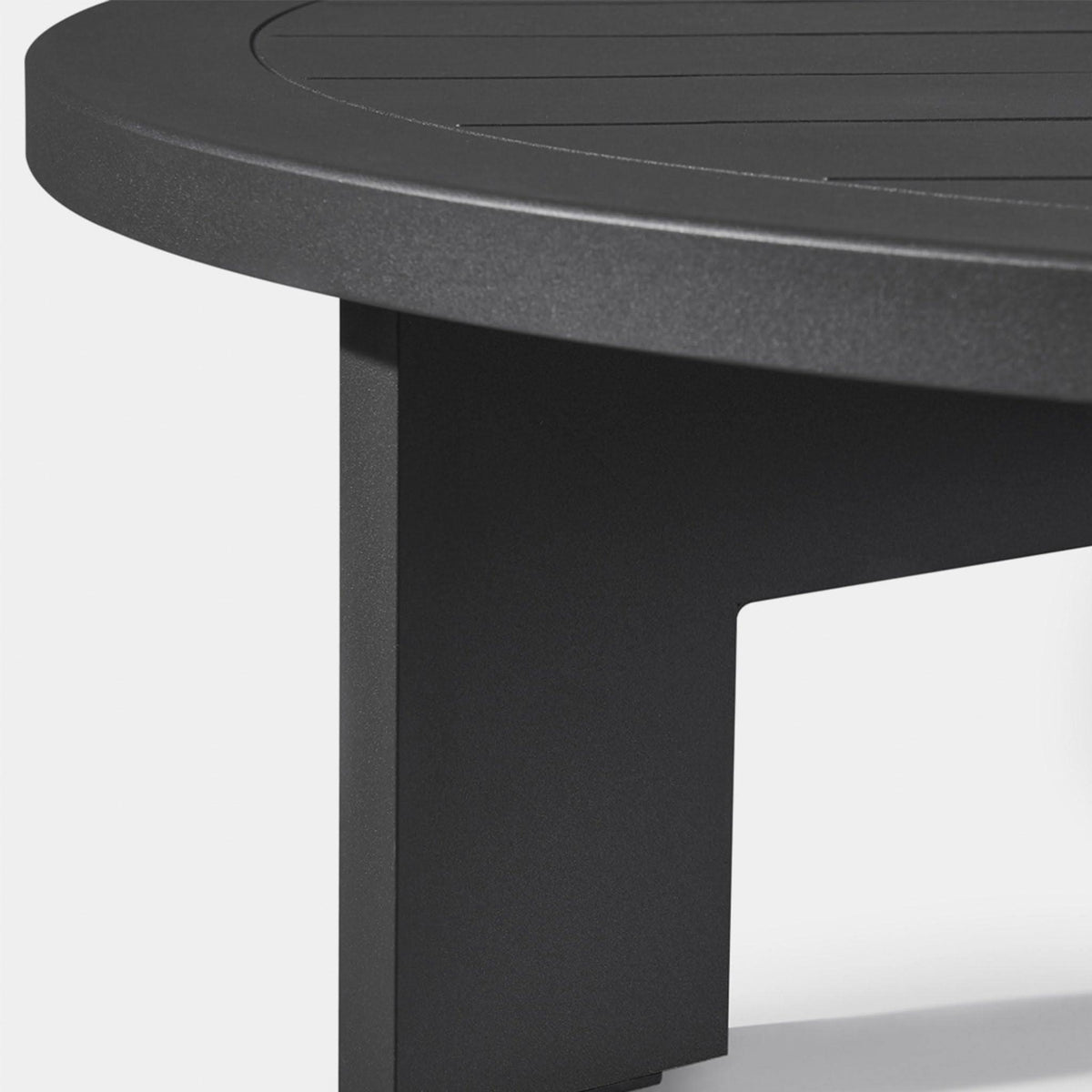 Hampton Round Coffee Table | Aluminum Asteroid, ,