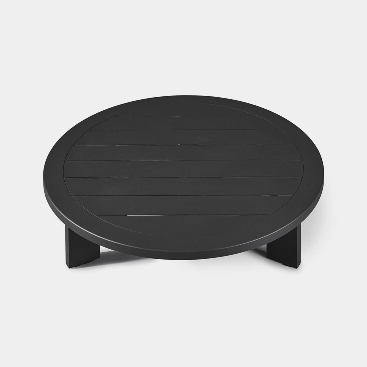 Hampton Round Coffee Table | Aluminum Asteroid, ,