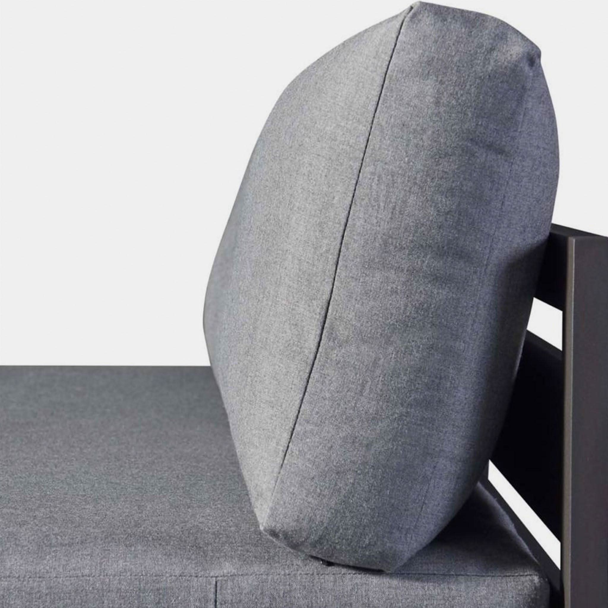Hayman Aluminum 2 Seat Armless Sofa