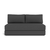 Hayman Aluminum 2 Seat Armless Sofa