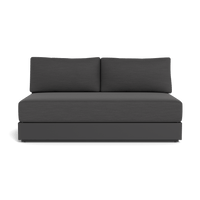 Hayman Aluminum 2 Seat Armless Sofa