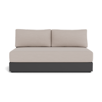 Hayman Aluminum 2 Seat Armless Sofa
