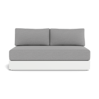 Hayman Aluminum 2 Seat Armless Sofa