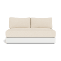 Hayman Aluminum 2 Seat Armless Sofa