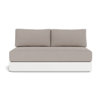 Hayman Aluminum 2 Seat Armless Sofa
