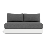 Hayman Aluminum 2 Seat Armless Sofa