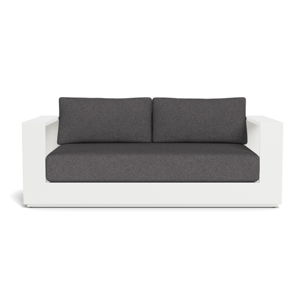 Hayman 2 Seat Sofa | Aluminum White, Riviera Slate, Batyline White