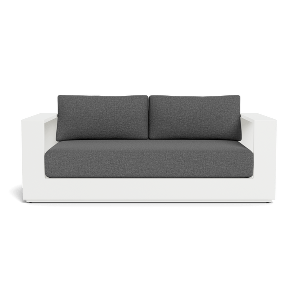 Hayman 2 Seat Sofa | Aluminum White, Siesta Slate, Batyline White