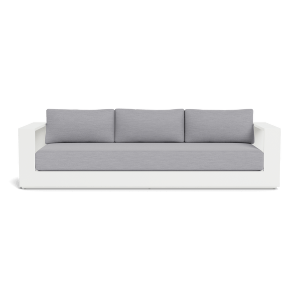 Hayman 3 Seat Sofa | Aluminum White, Panama Cloud, Batyline White