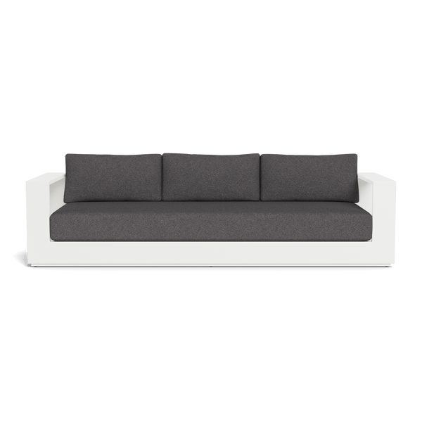 Hayman 3 Seat Sofa | Aluminum White, Riviera Slate, Batyline White