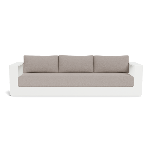 Hayman 3 Seat Sofa | Aluminum White, Riviera Stone, Batyline White