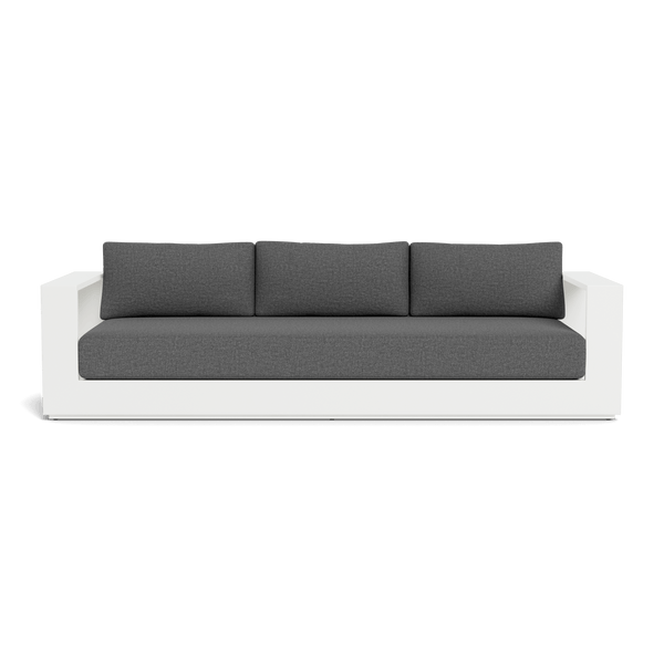 Hayman 3 Seat Sofa | Aluminum White, Siesta Slate, Batyline White