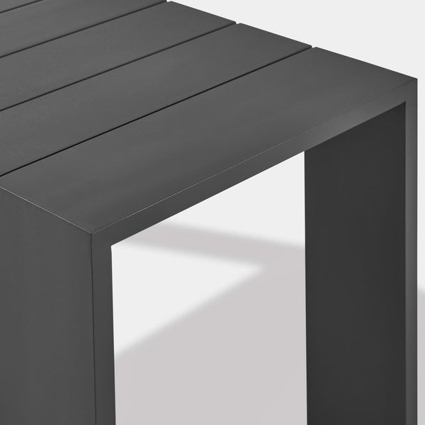 Hayman 61" Console | Aluminum Asteroid, ,