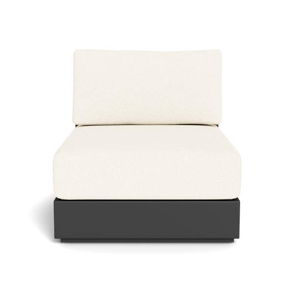 Hayman Armless Single | Aluminum Asteroid, Riviera Ivory, Batyline Silver