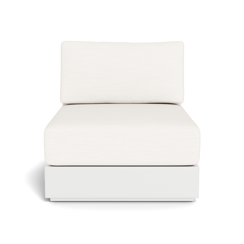 Hayman Armless Single | Aluminum White, Panama Blanco, Batyline White