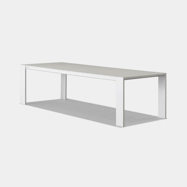 Hayman Dining Table 120" | Aluminum Asteroid, ,