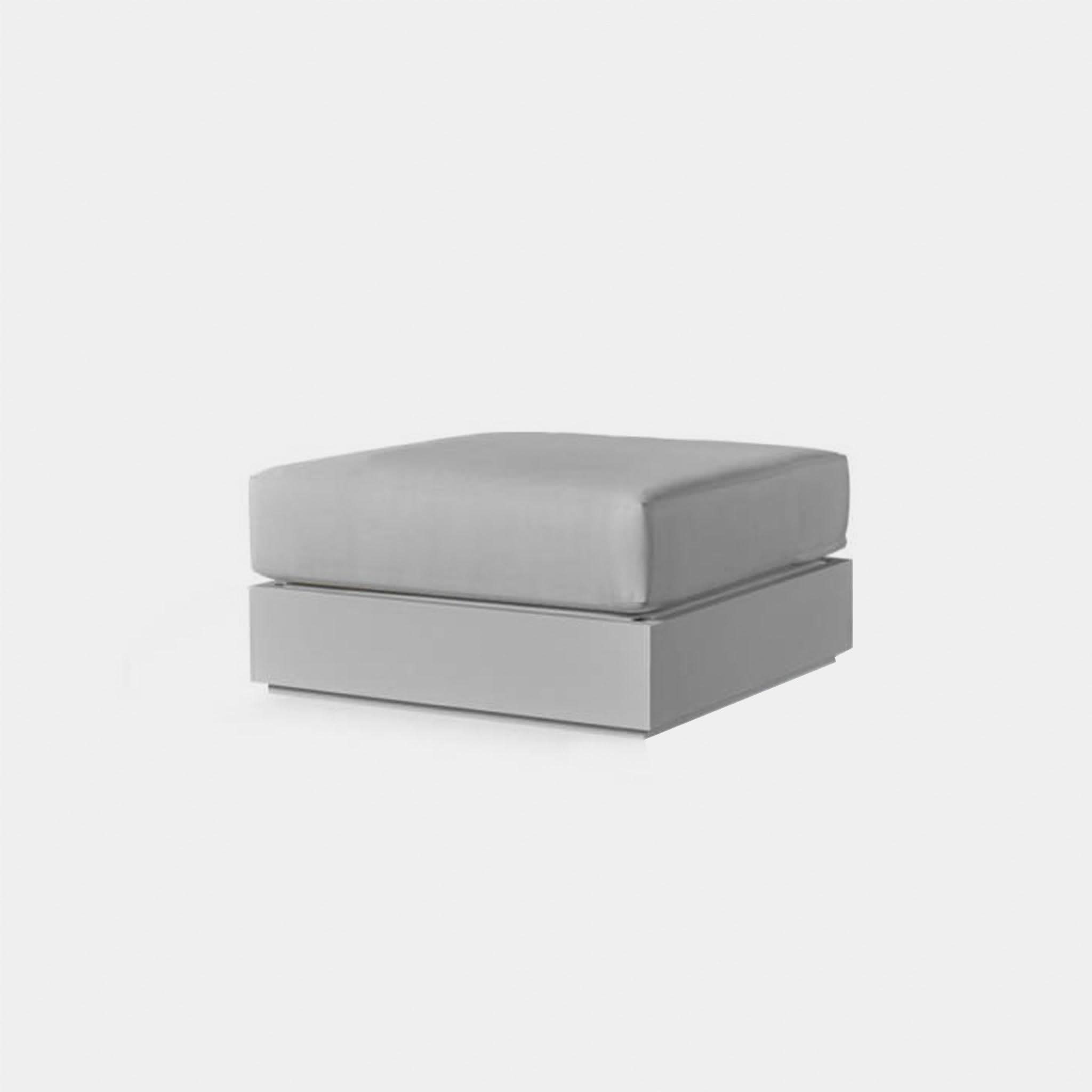 Hayman Aluminum Ottoman