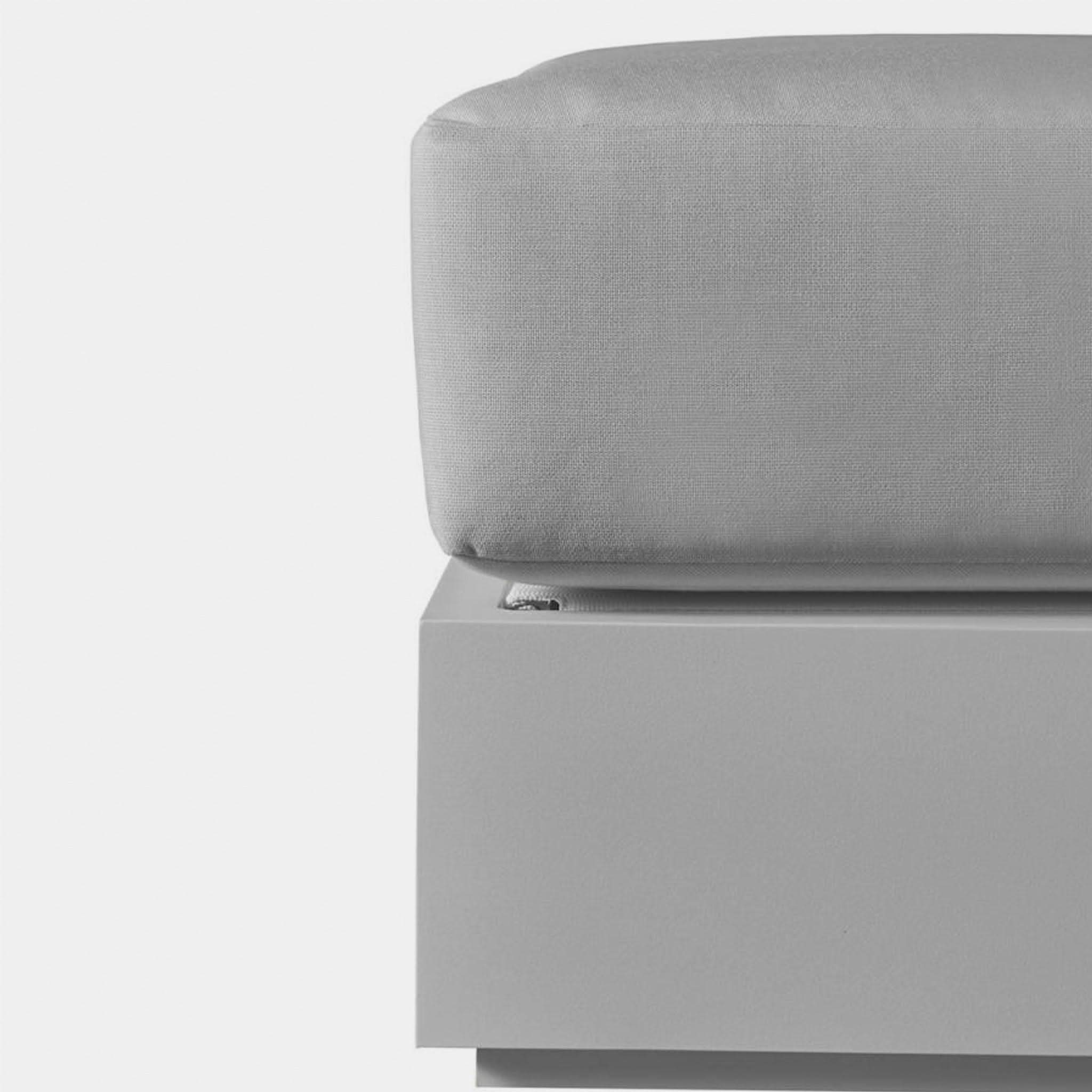 Hayman Aluminum Ottoman