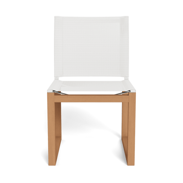 Hayman Teak Armless Dining Chair - Harbour - ShopHarbourOutdoor - HYTK-01B-TENAT-BAWHI