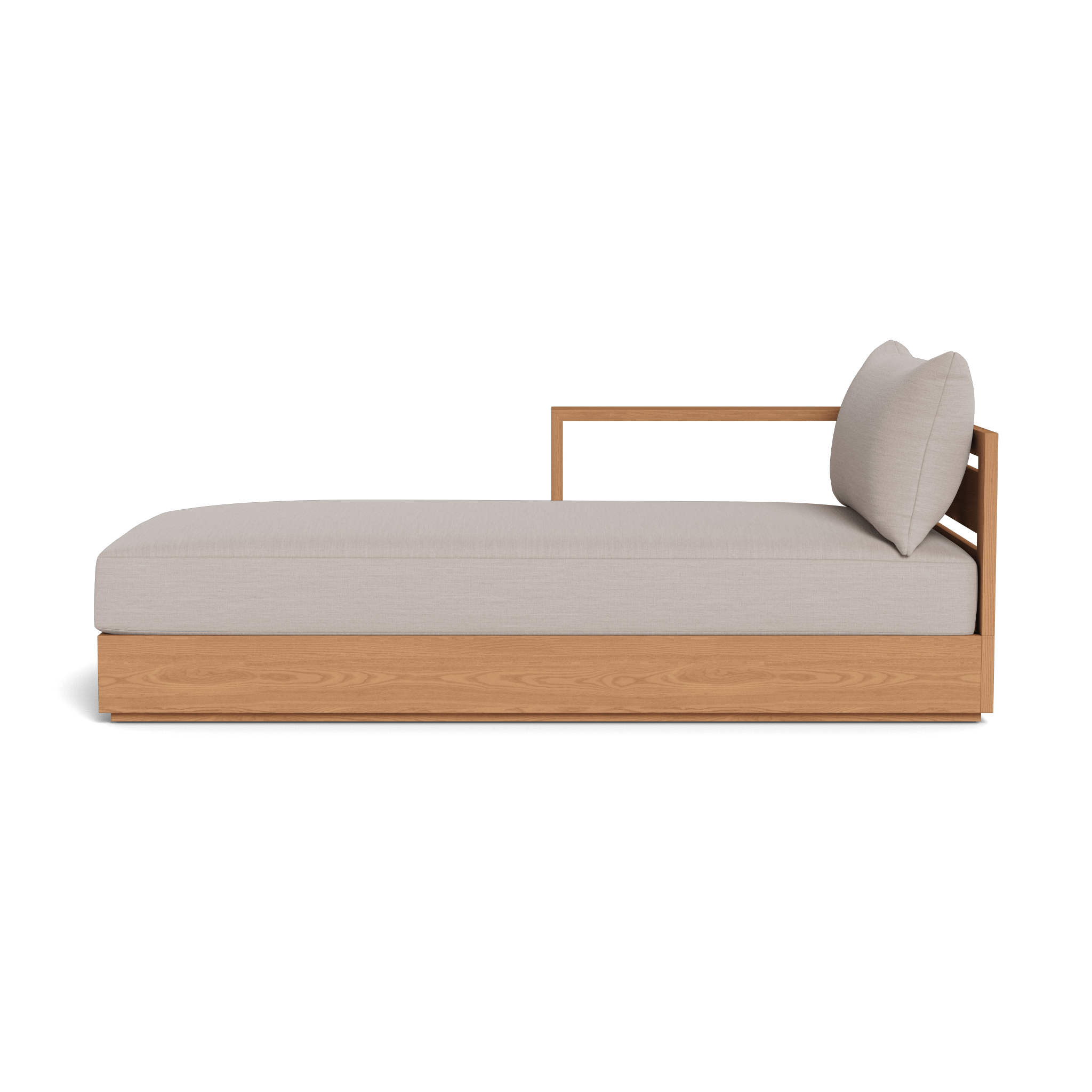 Hayman Teak Chaise Left