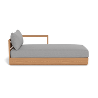 Hayman Teak Chaise Right
