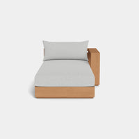 Hayman Teak Chaise Right