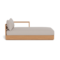 Hayman Teak Chaise Right