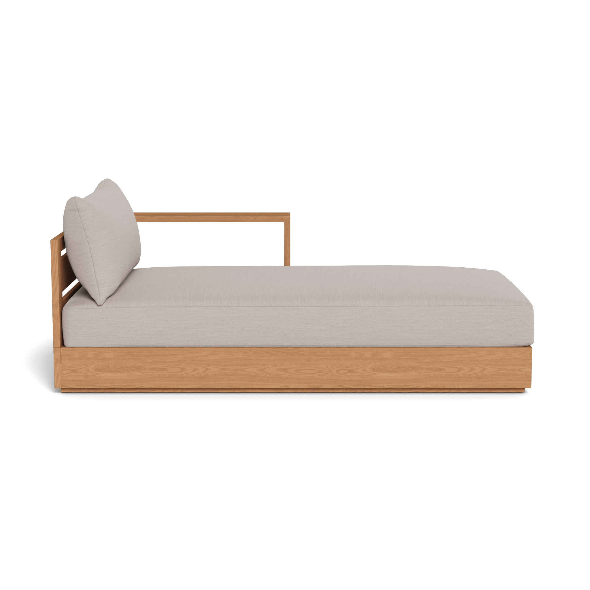 Hayman Teak Chaise Right