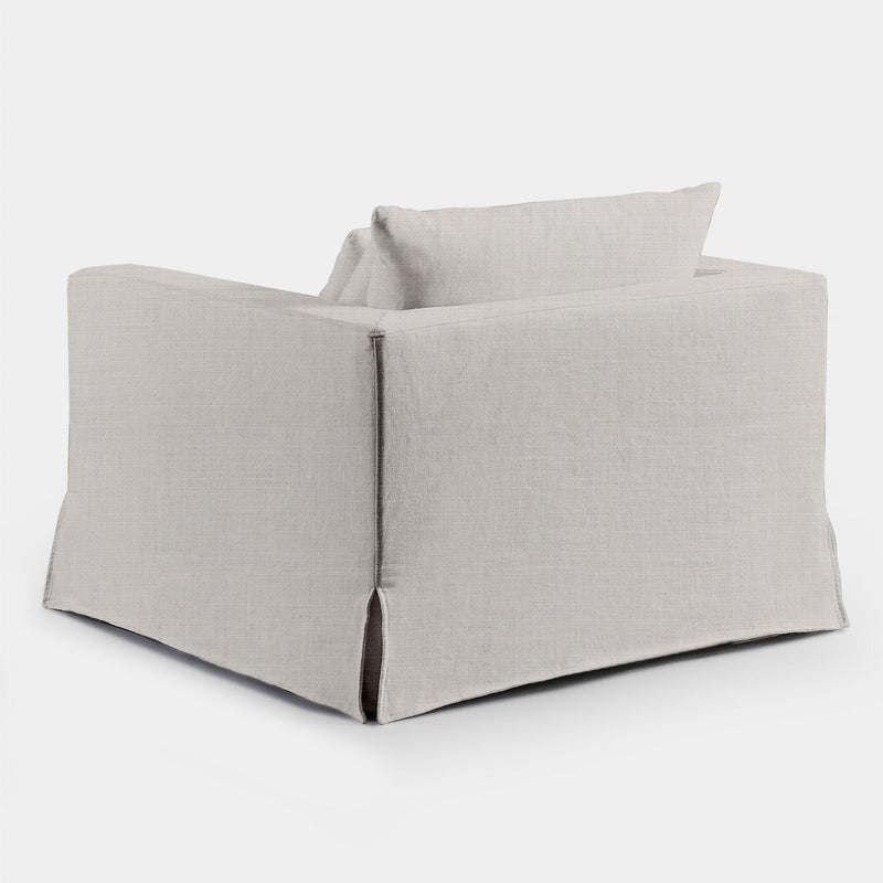 Kos Lounge Chair | Harbour Belgian Linen White, ,