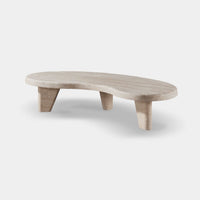 Lucca Organic Coffee Table | Travertine Natural, ,