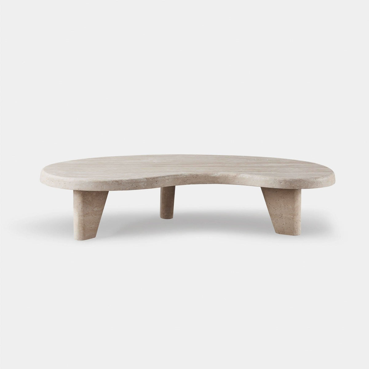 Lucca Organic Coffee Table | Travertine Natural, ,