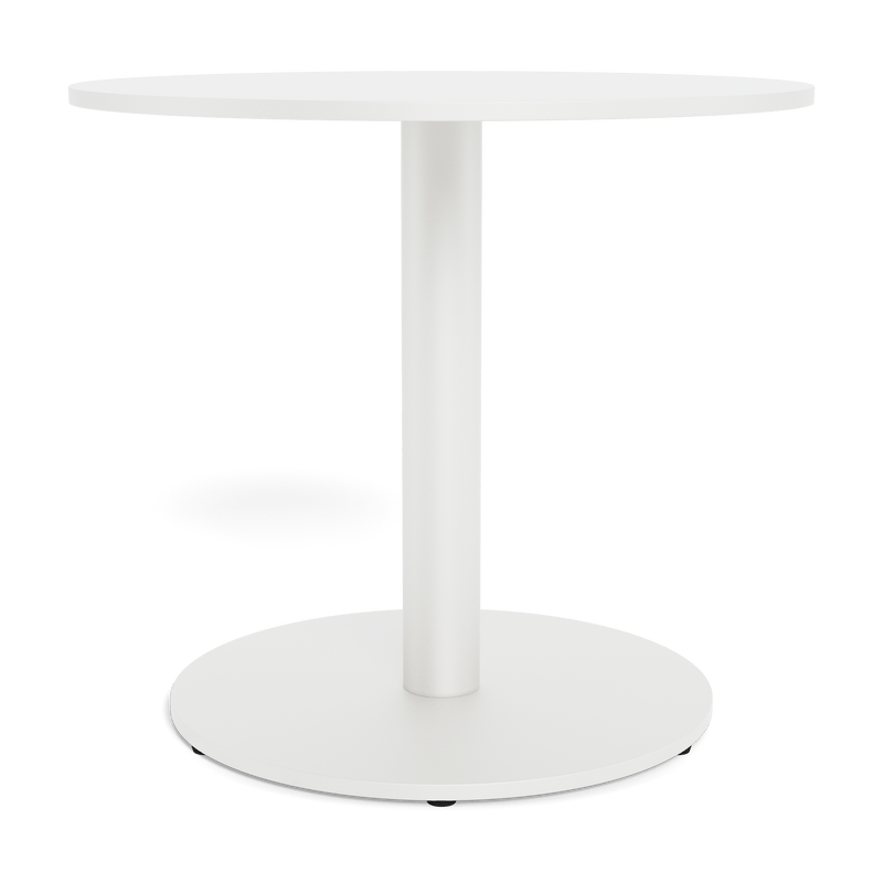 Madison Aluminum Round Side Table - Harbour - Harbour - MADI-11A-A-ALWHI