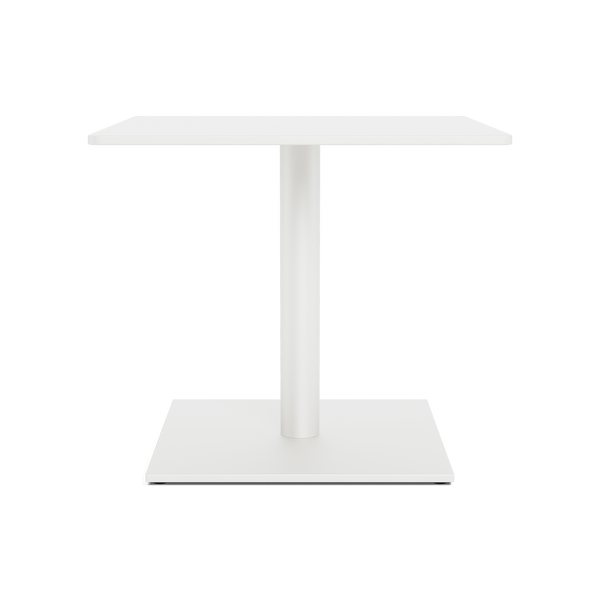 Madison Aluminum Square Side Table - Harbour - Harbour - MADI-11B-A-ALWHI