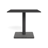 Madison Square Side Table | Aluminum Asteroid, Granite Black,