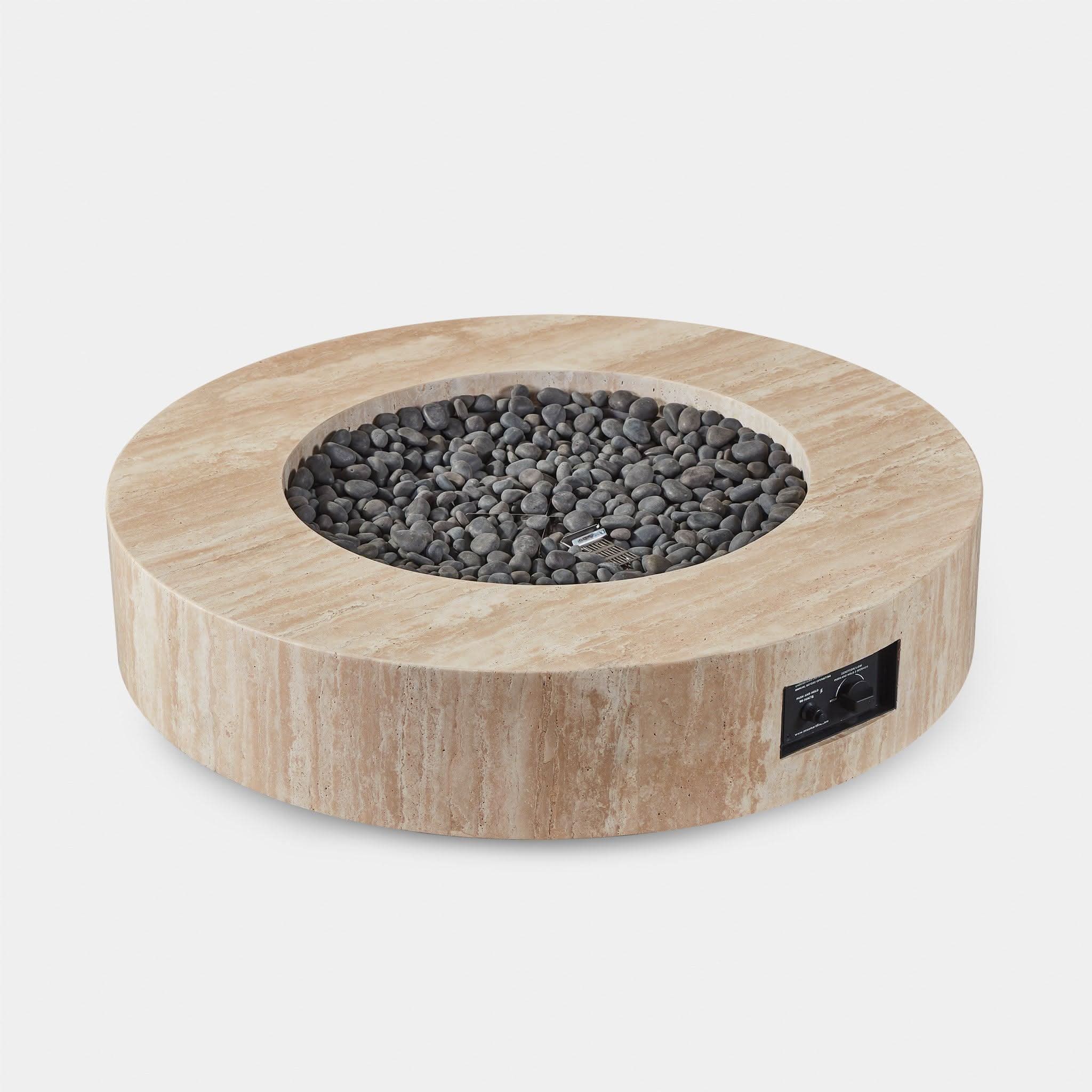 Mason Round Fire Table