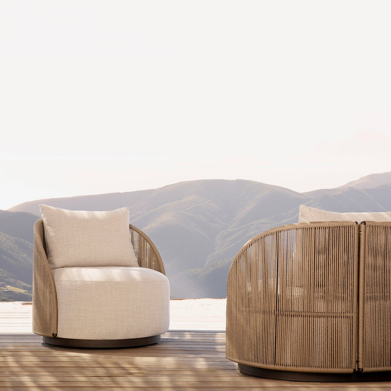 Milan Swivel Lounge Chair - Harbour - Harbour - MILA-08F-ALBRZ-TWDUN-PANGRA