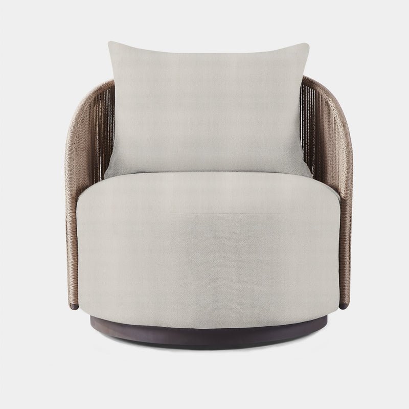Milan Swivel Lounge Chair - Harbour - Harbour - MILA-08F-ALBRZ-TWDUN-RIVIVO