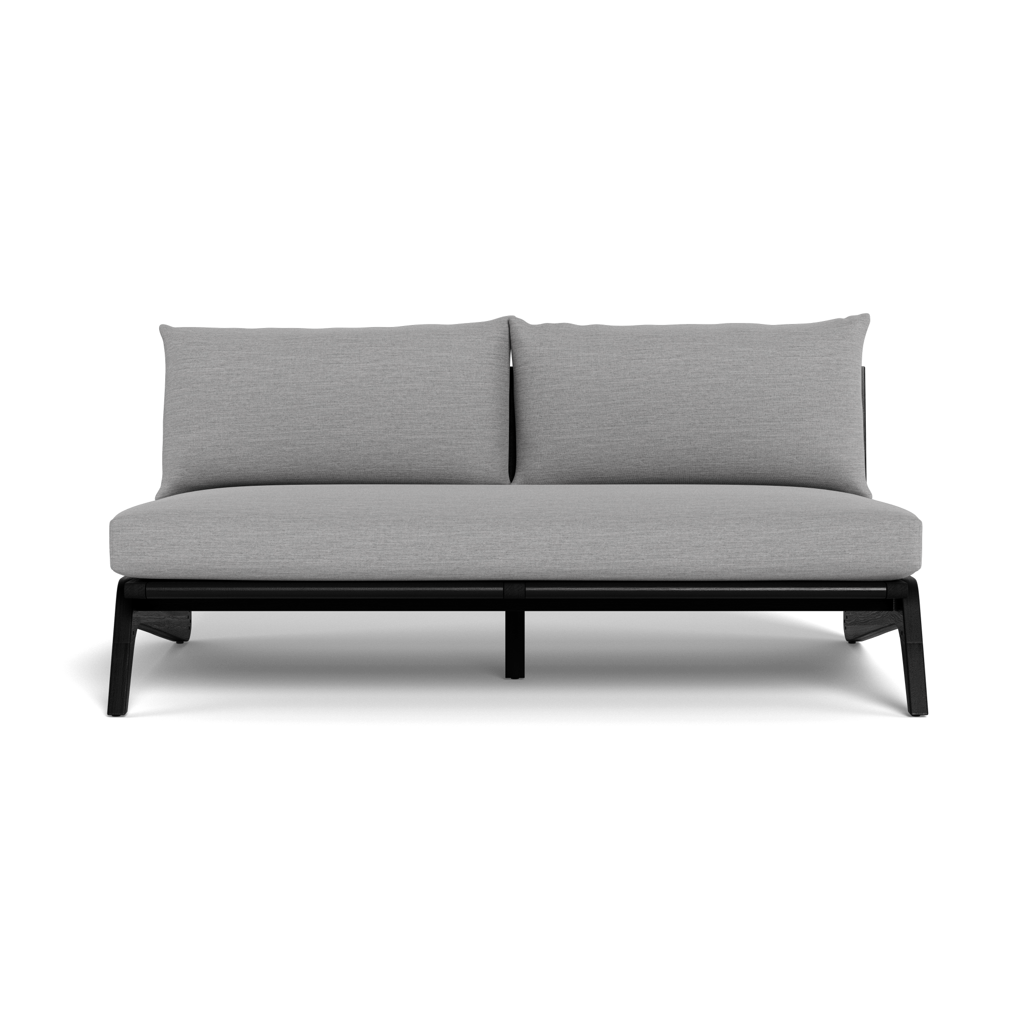 Mlb Teak 2 Seat Armless Sofa