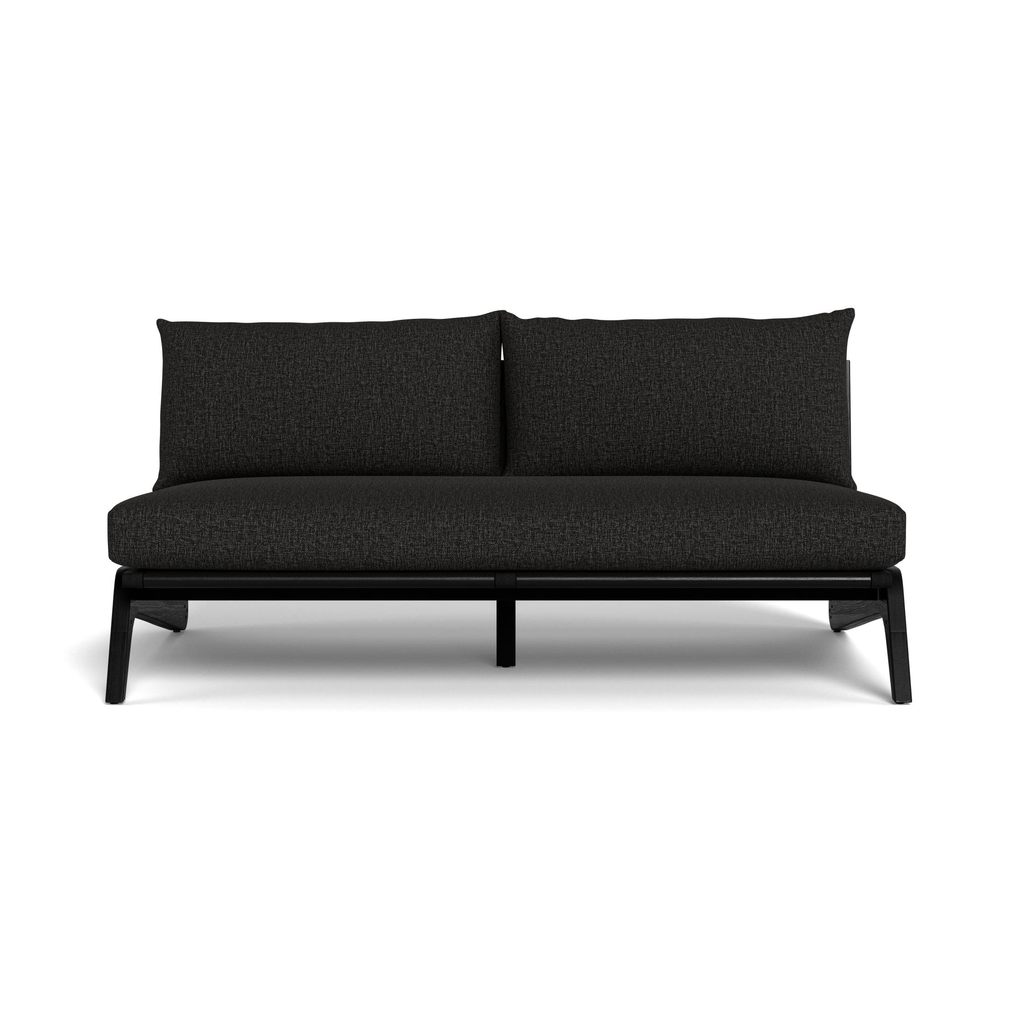Mlb Teak 2 Seat Armless Sofa