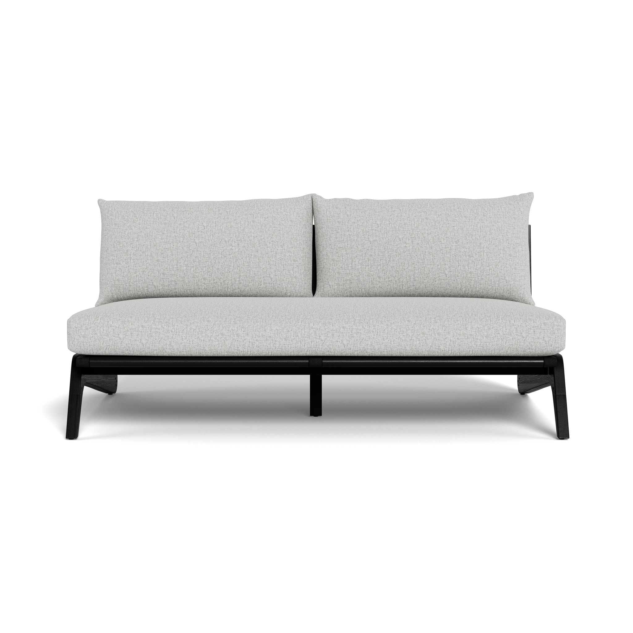 Mlb Teak 2 Seat Armless Sofa