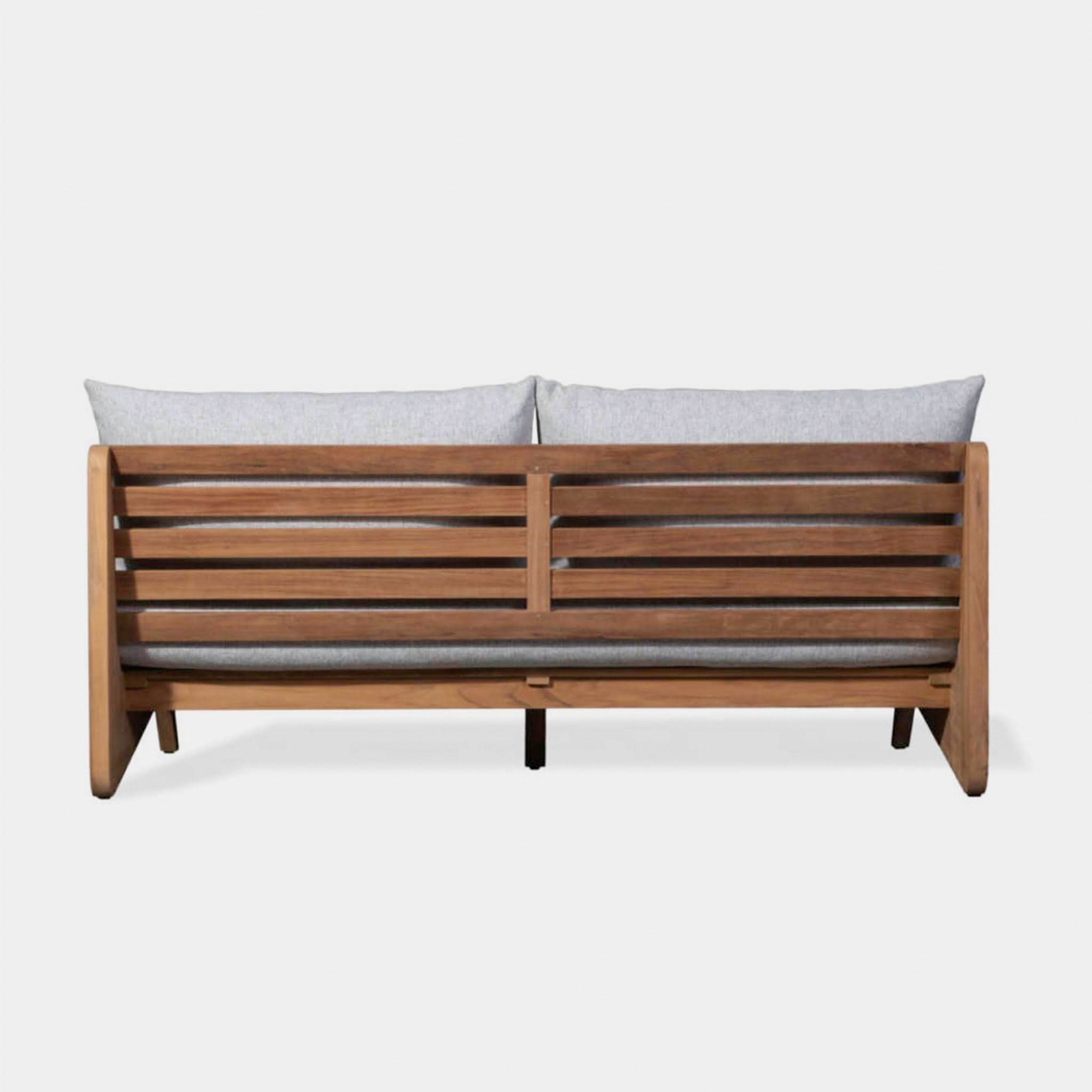 Mlb Teak 2 Seat Armless Sofa