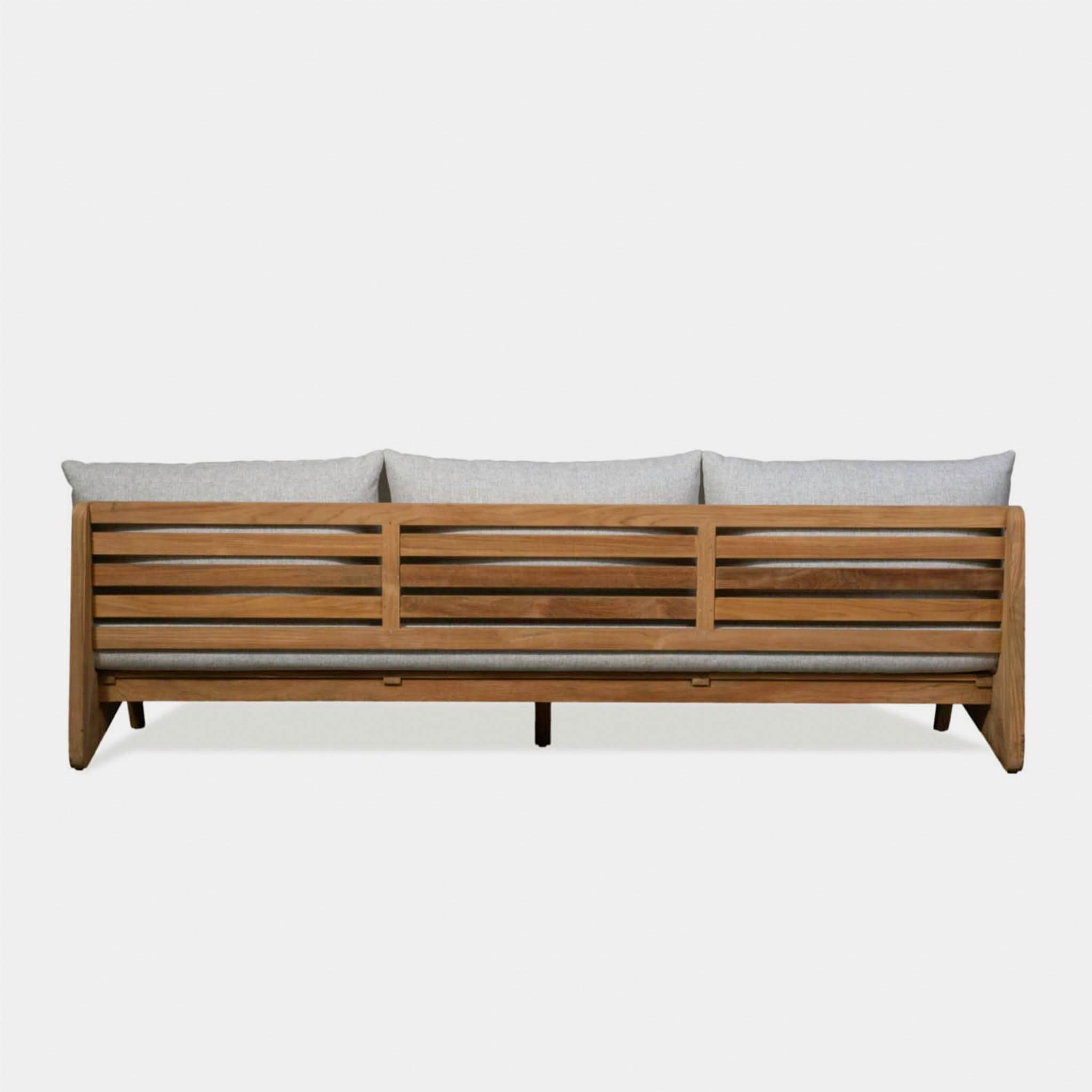 Mlb Teak 3 Seat Armless Sofa