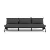 MLB Aluminum 3 Seat Armless Sofa