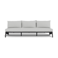 MLB Aluminum 3 Seat Armless Sofa